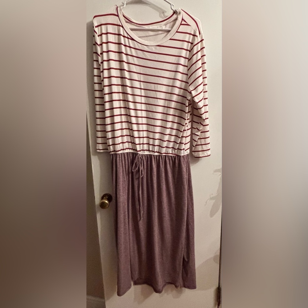 Striped boutique Dress. New never worn.